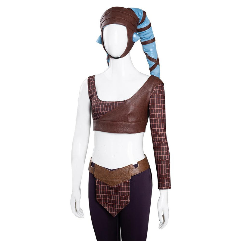 Star Wars Aayla Secura Halloween Carnival Suit Cosplay Costume - CrazeCosplay