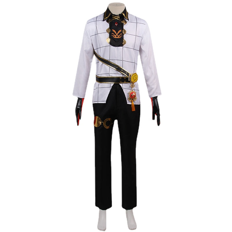 Genshin Impact Diluc Ragnvindr cosplay costume Halloween outfit - CrazeCosplay