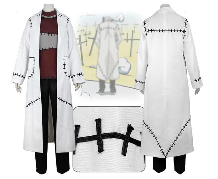 Soul Eater Franken Stein Doctor Cosplay Costume - CrazeCosplay