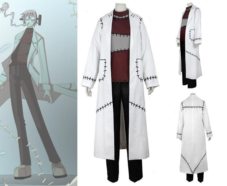 Soul Eater Franken Stein Doctor Cosplay Costume - CrazeCosplay