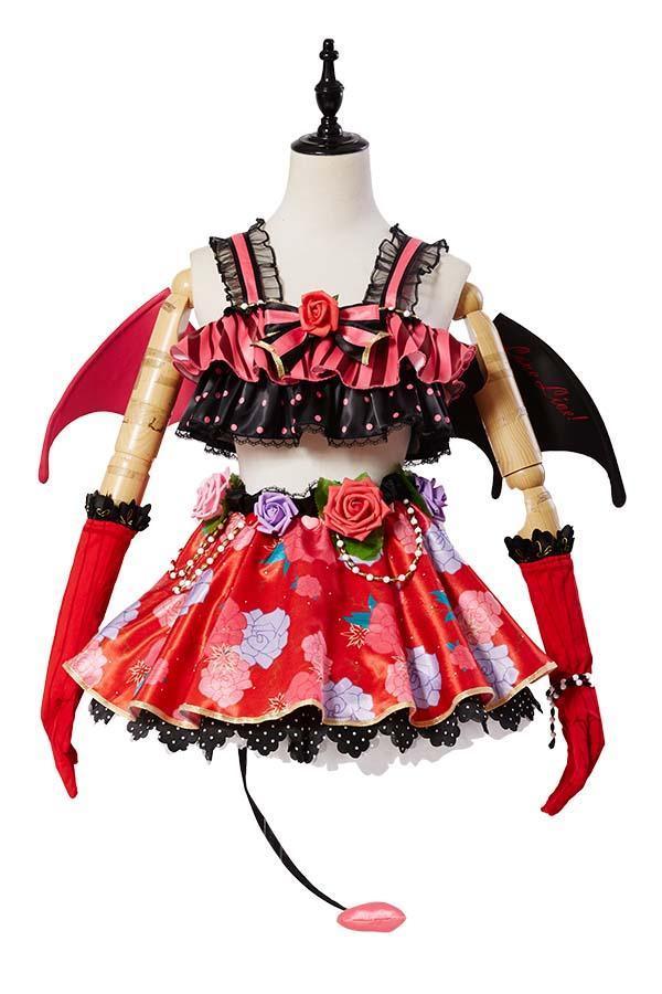 Love Live New Sr Rin Hoshizora Little Devil Transformed Uniform Halloween Cosplay Costume - CrazeCosplay