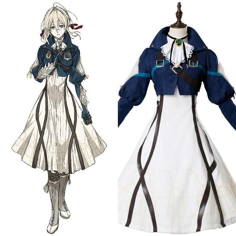 Vaioretto Ev G Den Violet Evergarden Violet Dress Cosplay Costume - CrazeCosplay