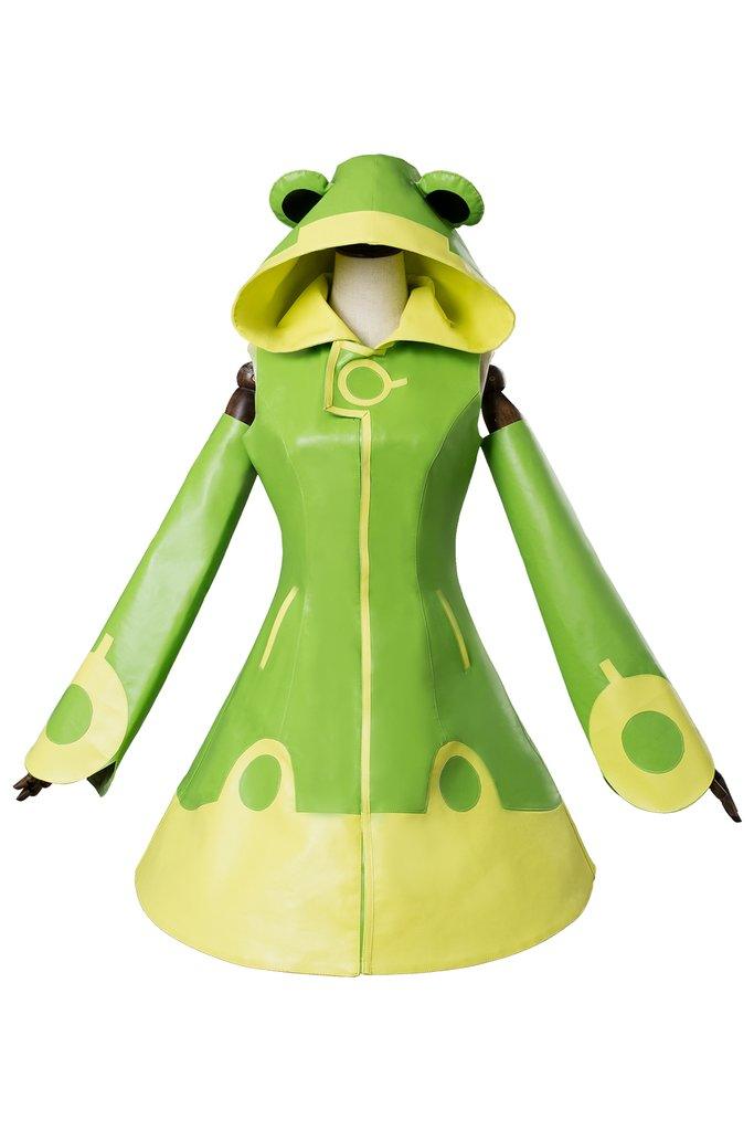 Card captor Sakura 2 Ccs 2 Kinomoto Sakura Frog Battle Dress Outfit Cosplay Costume - CrazeCosplay