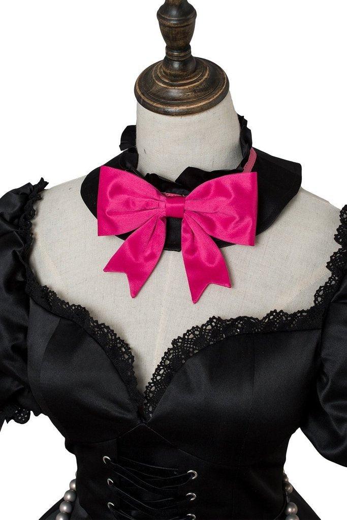 Overwatch D Va Dva Suit Outfit Hana Song Cosplay Costume Black Cat Officer Dress - CrazeCosplay