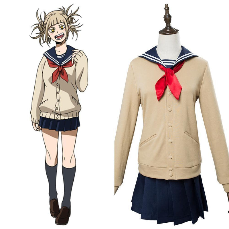 Boku No Hero Academia My Hero Academia Himiko Toga School Uniform Dress Cosplay Costume - CrazeCosplay