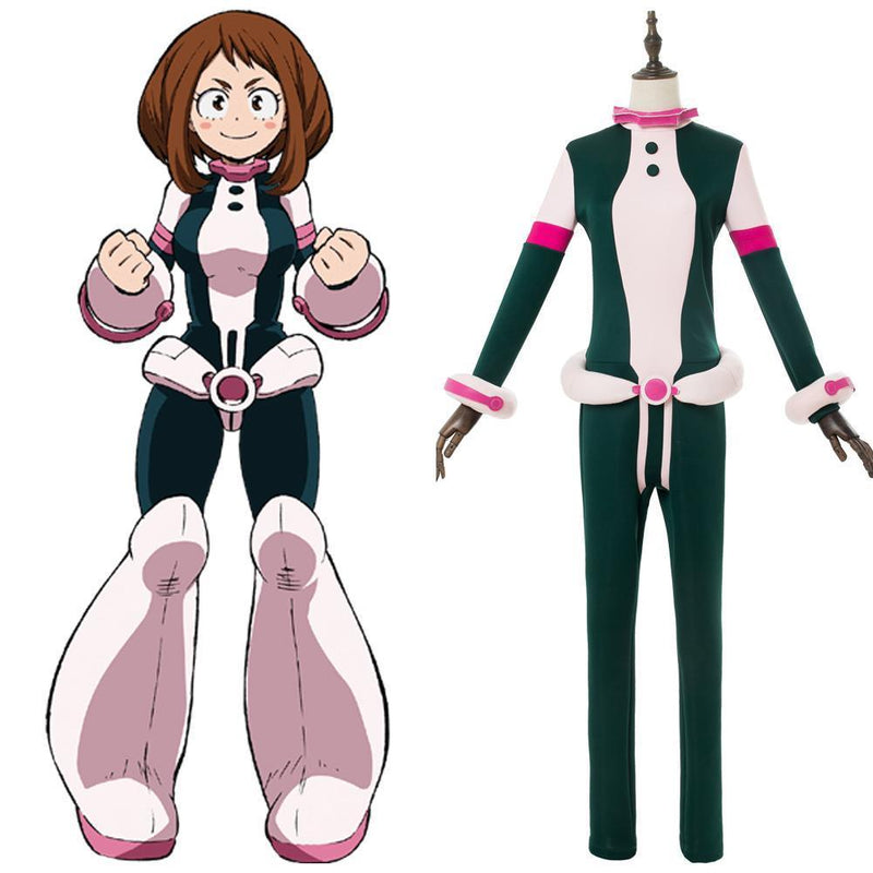 My Hero Academia Boku No Hero Akademia Ochako Uraraka Battle Suit Outfit Cosplay Costume - CrazeCosplay