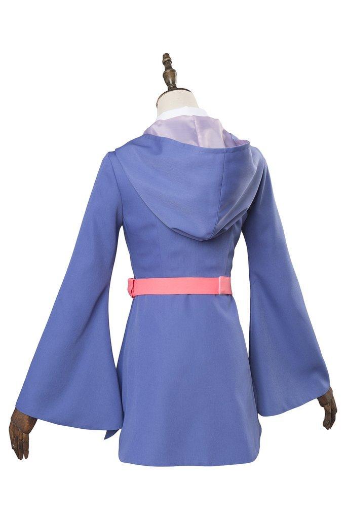 Little Witch Academia Kagari Atsuko Akko Cosplay Dress Purple Witch Costume - CrazeCosplay