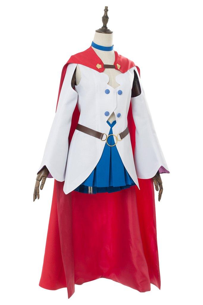 Little Witch Academia Ursula Callistis Shiny Chariot Dress Cape Cosplay Costume - CrazeCosplay