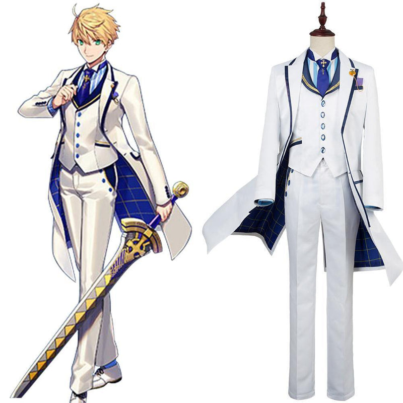 Fate Grand Order Fate Go Anime Fgo Saber King Arthur Outfit Suit Cosplay Costume - CrazeCosplay