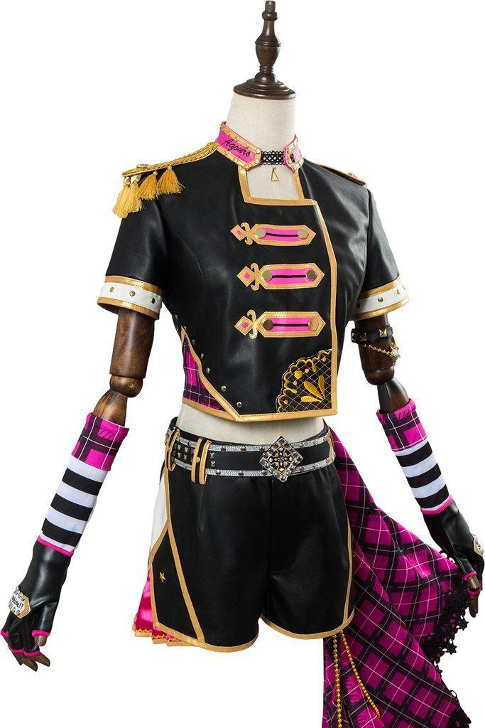 Love Live Sunshine Aqours Sakurauchi Riko Punk Rock Outfit Cosplay Costume - CrazeCosplay