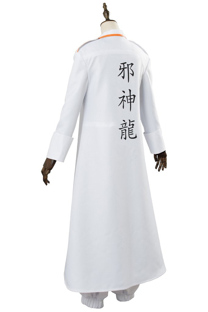 Hinamatsuri Anzu Long White Coat Uniform Outfit Halloween Carnival Cosplay Costume - CrazeCosplay