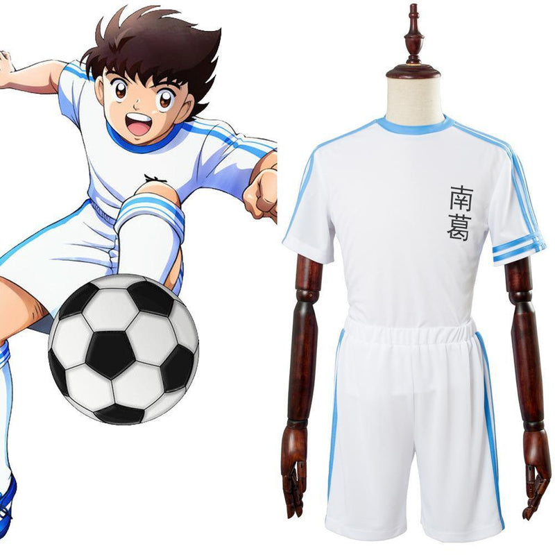 Captain Tsubasa Nankatsu Tsubasa Ozora 10 Team Uniform Cosplay Costume - CrazeCosplay