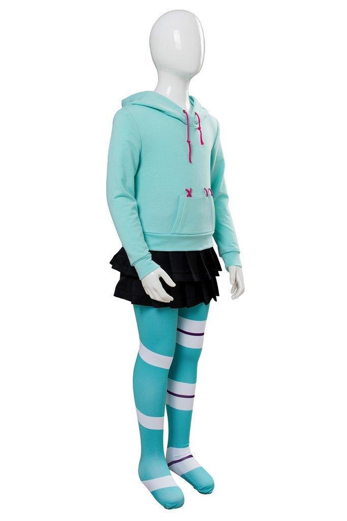 Ralph Breaks The Internet Wreck It Ralph 2 Vanellope Von Schweetz Cosplay Costume For Kids - CrazeCosplay