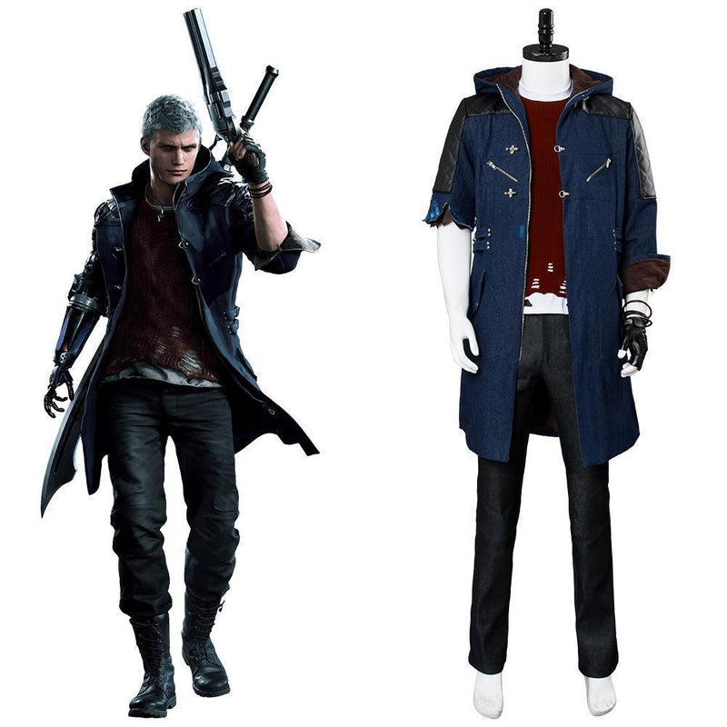 Dmc Video Game Devil May Cry 5 V Nero Outfit Cosplay Costume New - CrazeCosplay