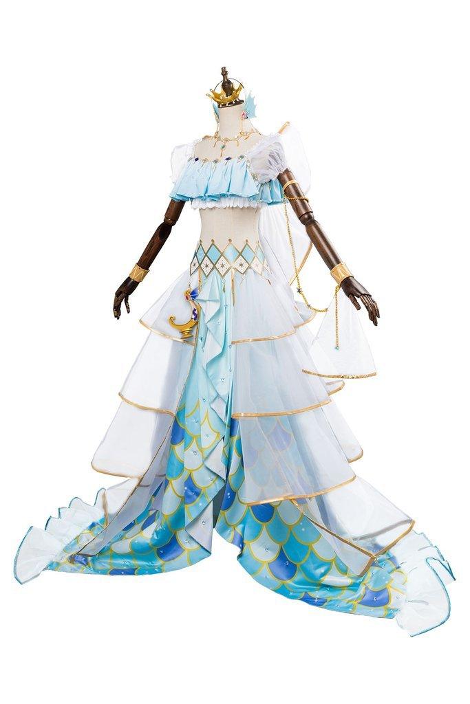 Lovelive Mermaid Festa Watanabe You Cosplay Costume Awakening Outfit - CrazeCosplay