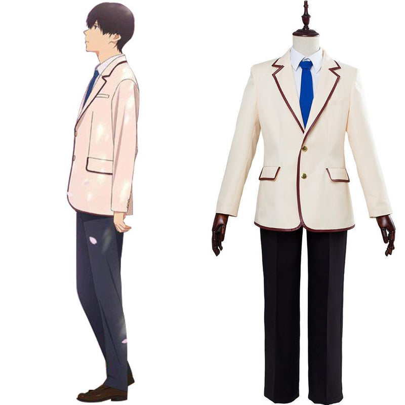 I Want To Eat Your Pancreas Kimisui Shiga Haruki Cosplay Costume - CrazeCosplay