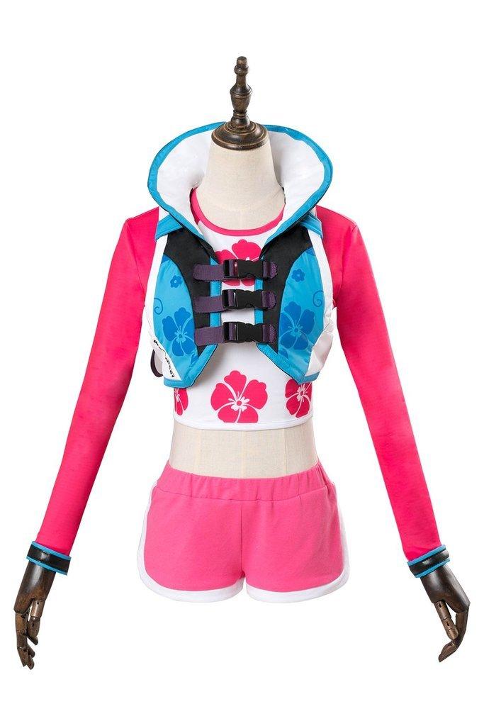 Overwatch D Va Dva Hana Song Cosplay Costume Waveracer Skin Outfit - CrazeCosplay