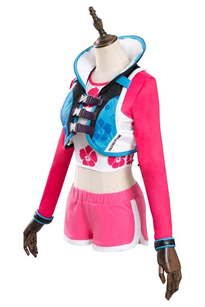 Overwatch D Va Dva Hana Song Cosplay Costume Waveracer Skin Outfit - CrazeCosplay