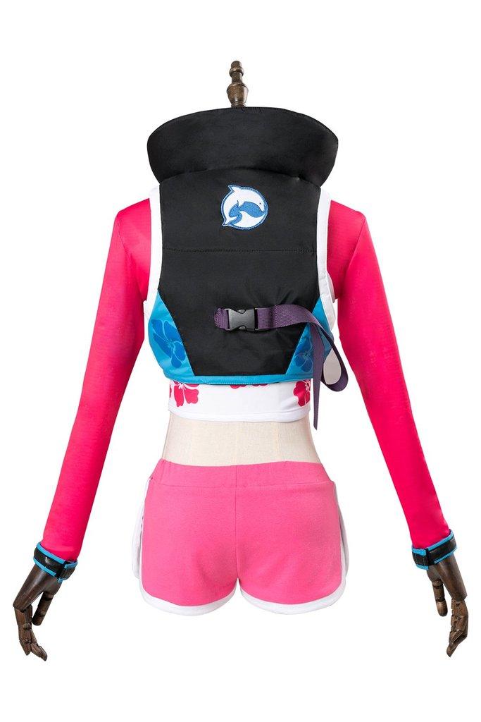 Overwatch D Va Dva Hana Song Cosplay Costume Waveracer Skin Outfit - CrazeCosplay