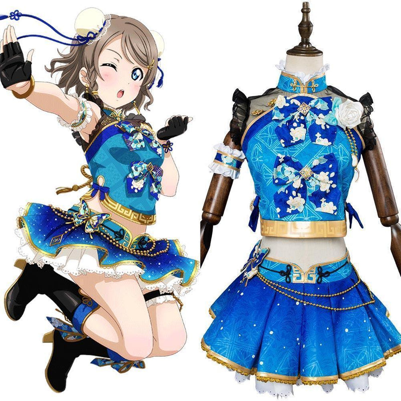 Lovelive Aqours China Dress Ver Watanabe You Cosplay Costume - CrazeCosplay