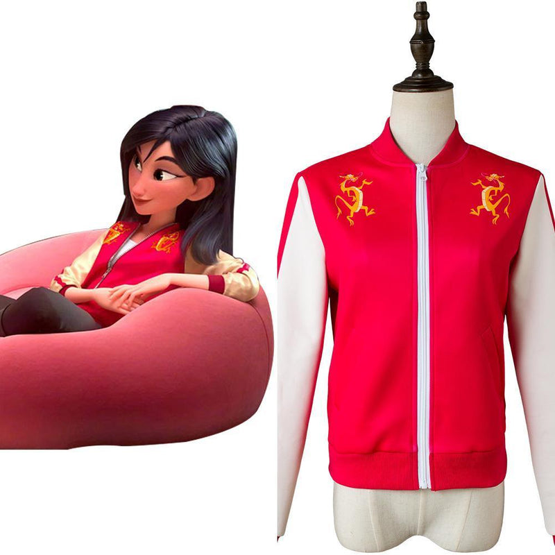 Ralph Breaks The Internet Mulan Coat Cosplay Costume - CrazeCosplay