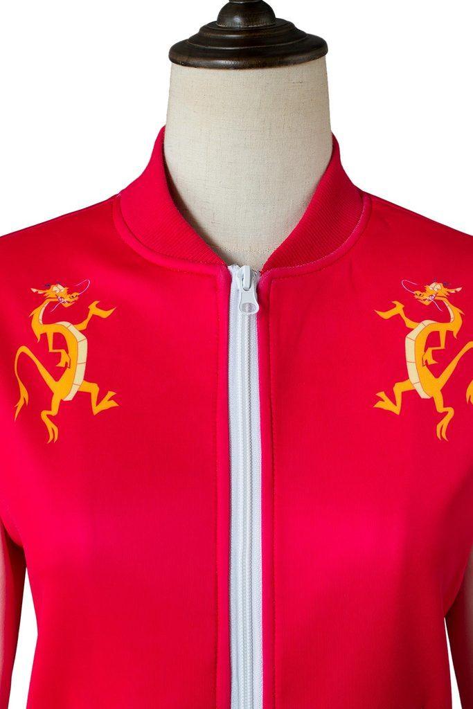 Ralph Breaks The Internet Mulan Coat Cosplay Costume - CrazeCosplay