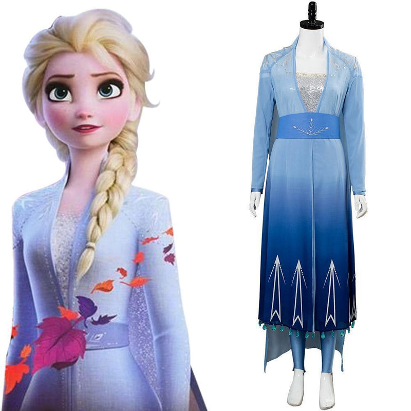 Frozen frozer 2 ii Princess Elsa Cosplay Costume - CrazeCosplay