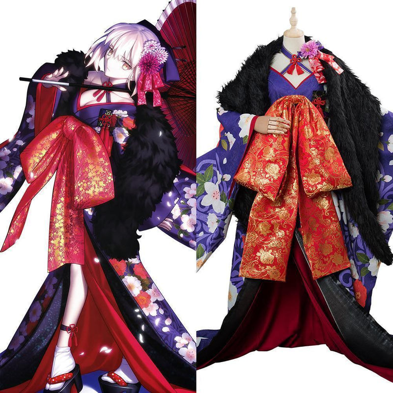 Fate Grand Order Anime FGO Fate Go Arutoria Pendoragon Saber Alter Cosplay Costume - CrazeCosplay