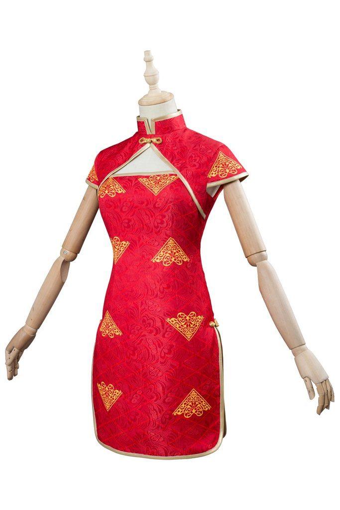Fate Extella Link Nero Saber Cheongsam Red Dress Cosplay Costume - CrazeCosplay