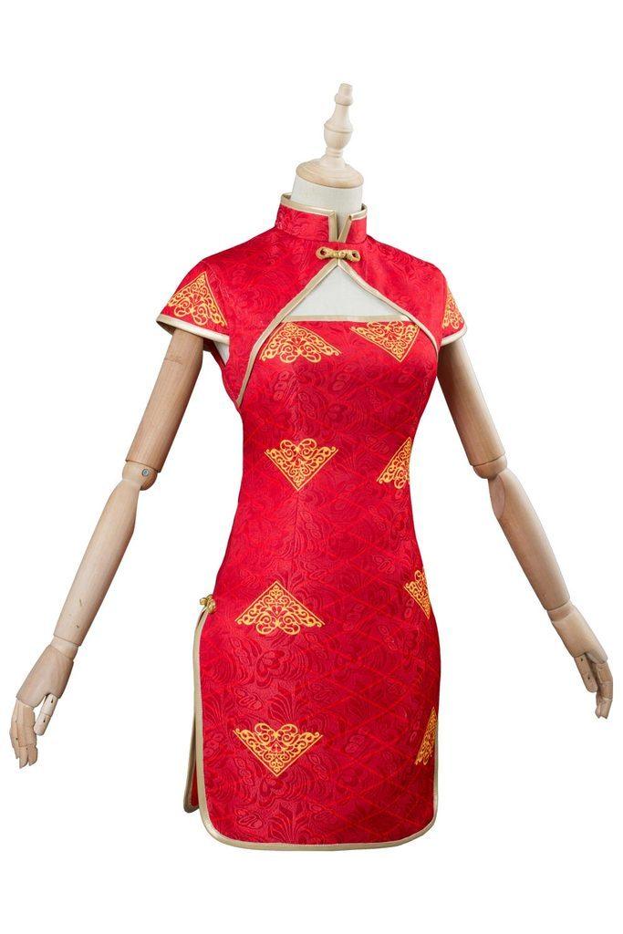 Fate Extella Link Nero Saber Cheongsam Red Dress Cosplay Costume - CrazeCosplay