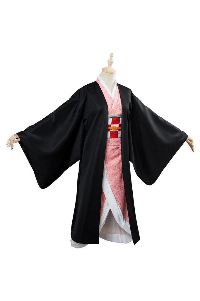 Blade Of Demon Destruction Kamado Nezuko Outfit Cosplay Costume - CrazeCosplay