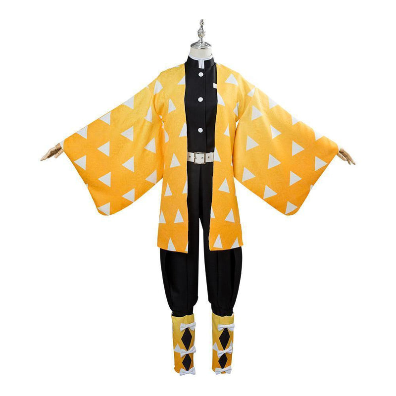 Demon Slayer Agatsuma Zenitsu Outfit Cosplay Costume