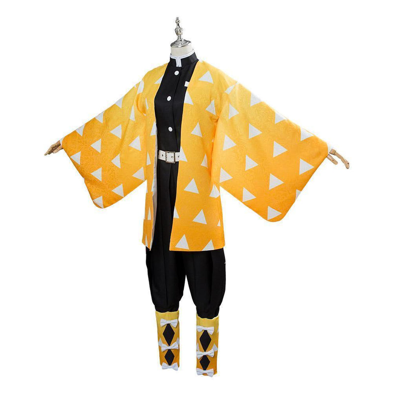 Demon Slayer Agatsuma Zenitsu Outfit Cosplay Costume