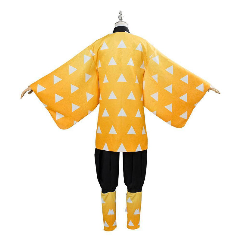 Demon Slayer Agatsuma Zenitsu Outfit Cosplay Costume