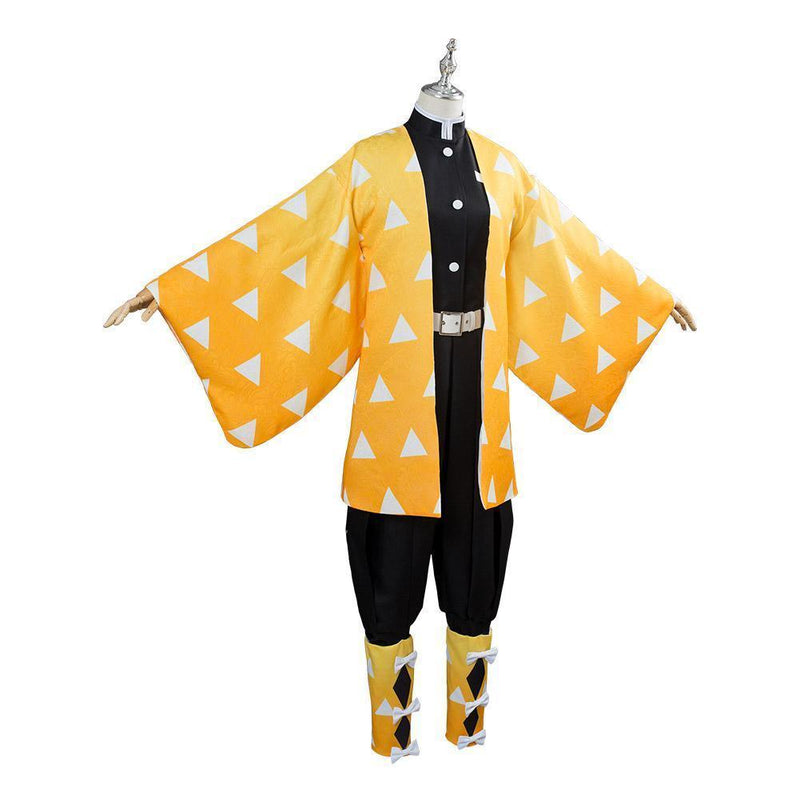 Demon Slayer Agatsuma Zenitsu Outfit Cosplay Costume