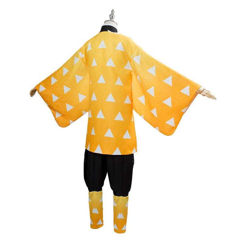Demon Slayer Agatsuma Zenitsu Outfit Cosplay Costume