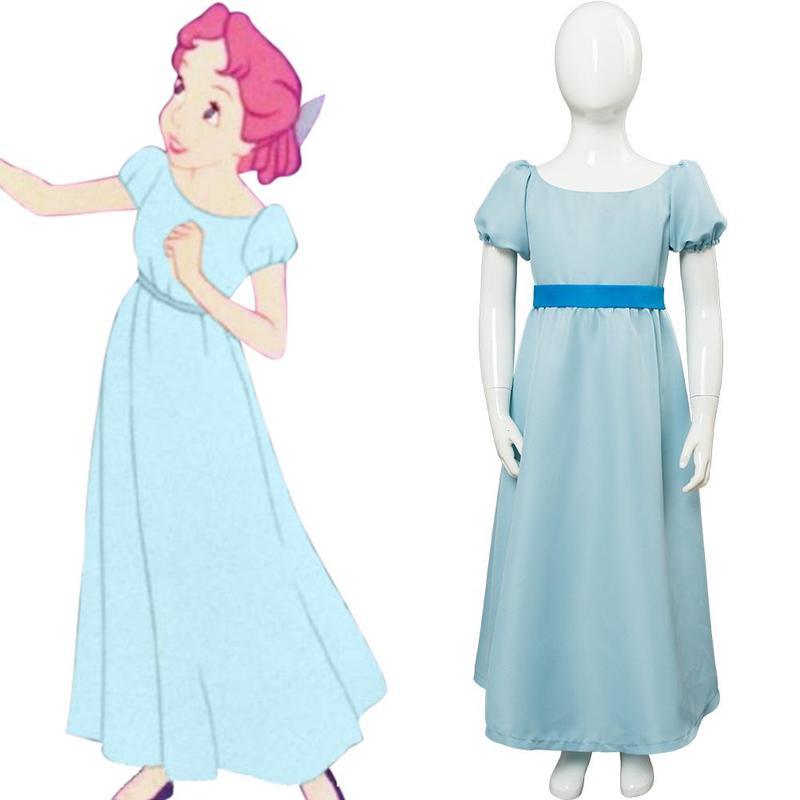 Disney Peter Pan Wendy Darling Cosplay Costume For Child - CrazeCosplay