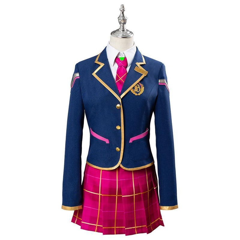 Overwatch Dva Young School Cosplay Costume - CrazeCosplay