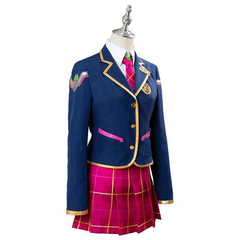 Overwatch Dva Young School Cosplay Costume - CrazeCosplay