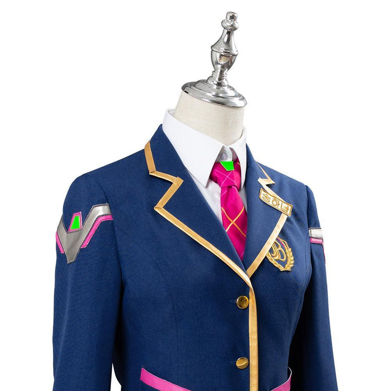 Overwatch Dva Young School Cosplay Costume - CrazeCosplay