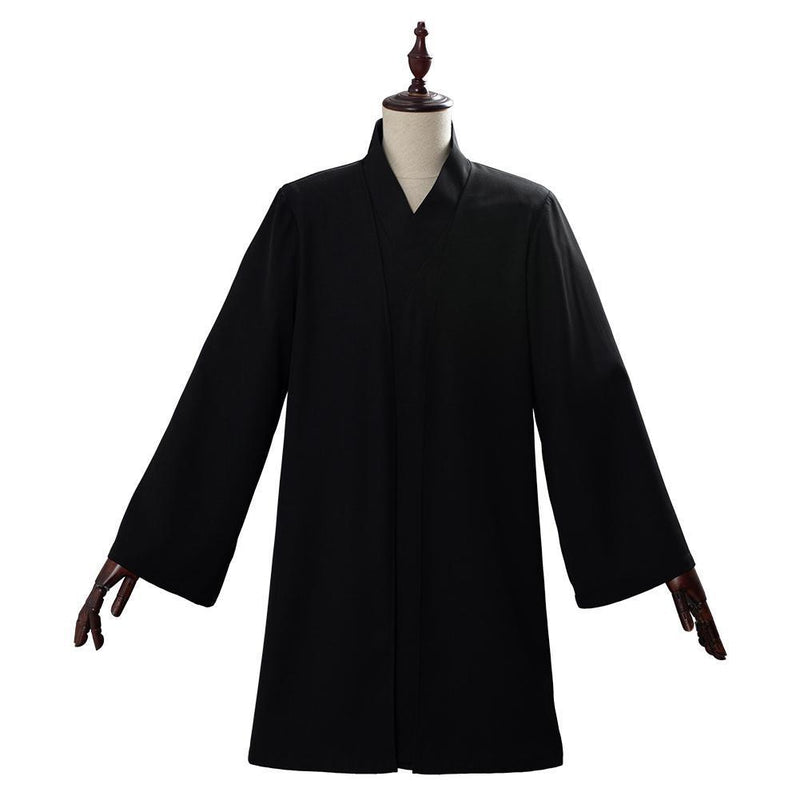 Harry Potter Lord Voldemort Black Cape Robe Outfit Halloween Cosplay Villain Horror Costume Full Set - CrazeCosplay