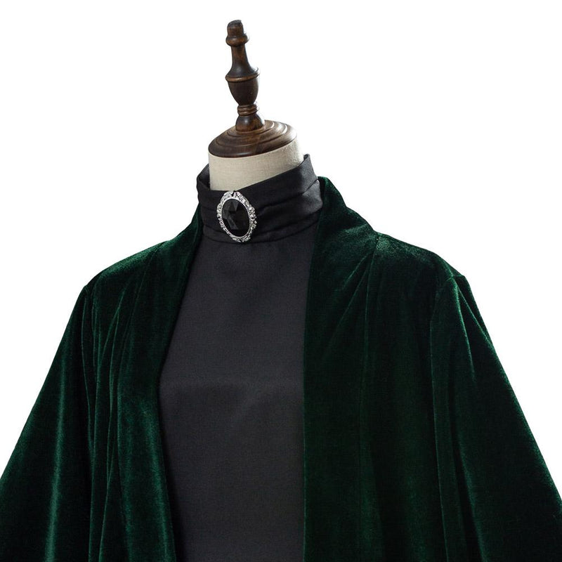 Harry Potter Professor Minerva Mcgonagall Cloak Cosplay Costume Halloween Uniform Suit