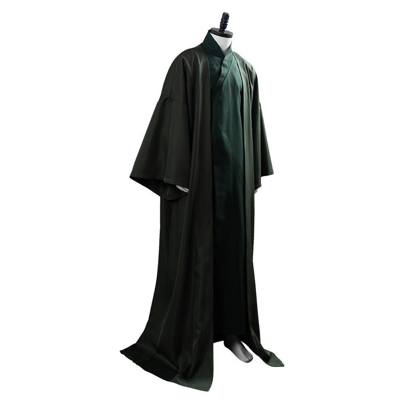 Harry Potter Lord Voldemort Tom Marvolo Riddle Black Uniform Cloak Robe Outfit Cosplay Costume Halloween Carnival Suit