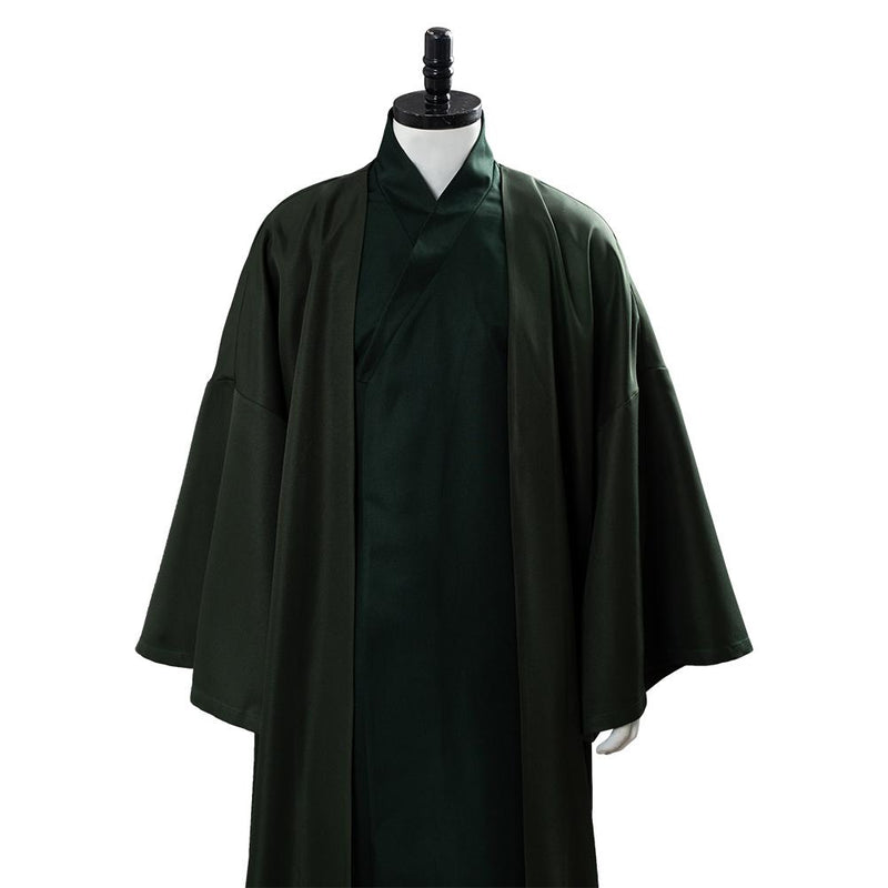 Harry Potter Lord Voldemort Tom Marvolo Riddle Black Uniform Cloak Robe Outfit Cosplay Costume Halloween Carnival Suit