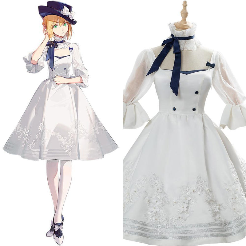 Anime Fate Grand Orde fate go Fate Go FGO Fate Grand Order Saber Outfit Dress Cosplay Costume - CrazeCosplay