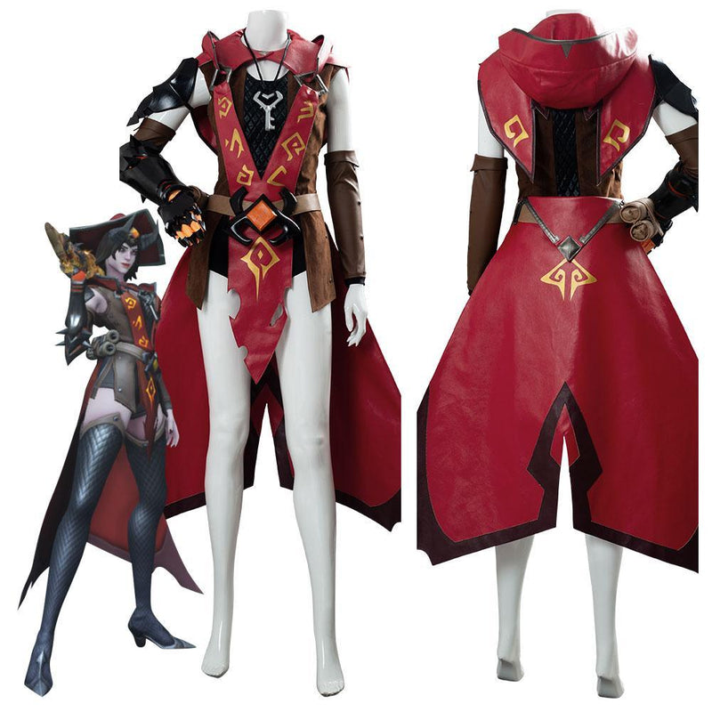 Overwatch Game Warlorck Ashe Ow Ashe Uniform Cosplay Costume - CrazeCosplay