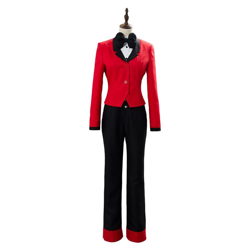 Hazbin Hotel Charlie Red Uniform Outfits Full Set Halloween Carnival Cosplay Costume - CrazeCosplay