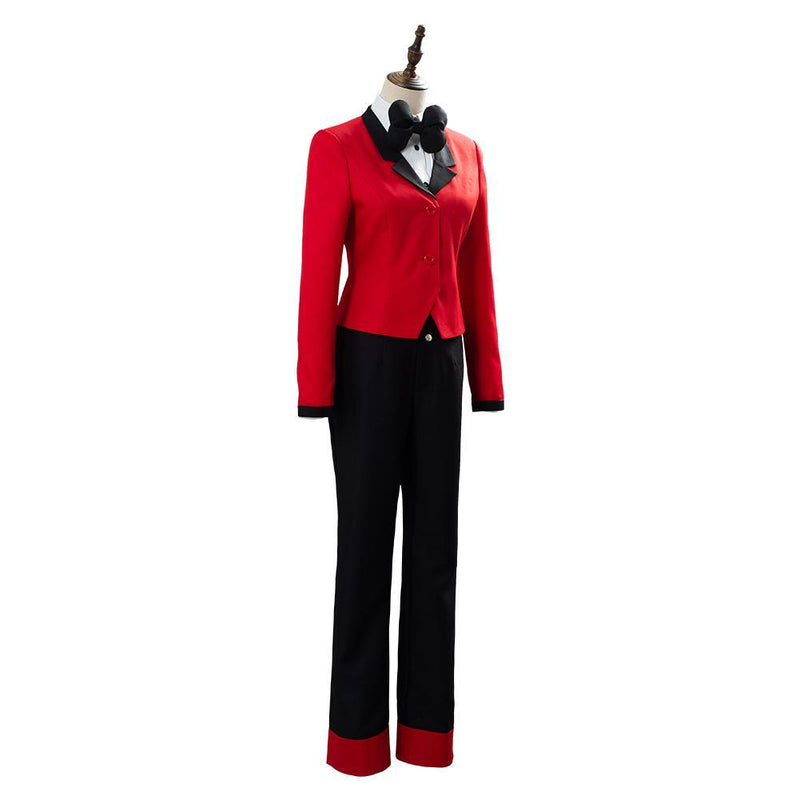 Hazbin Hotel Charlie Red Uniform Outfits Full Set Halloween Carnival Cosplay Costume - CrazeCosplay