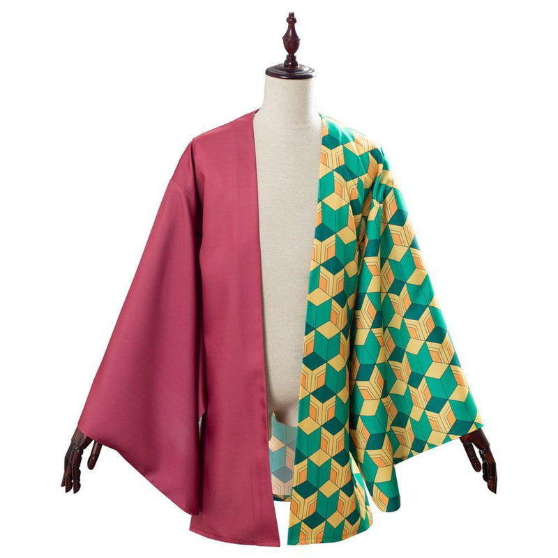 Tomioka Giyuu Demon Slayer Kimetsu No Yaiba Uniform Cosplay Costume 1 - CrazeCosplay