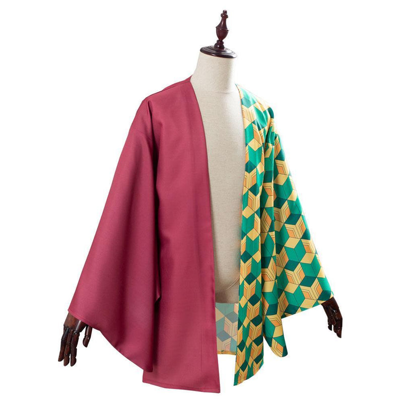 Tomioka Giyuu Demon Slayer Kimetsu No Yaiba Uniform Cosplay Costume 1 - CrazeCosplay